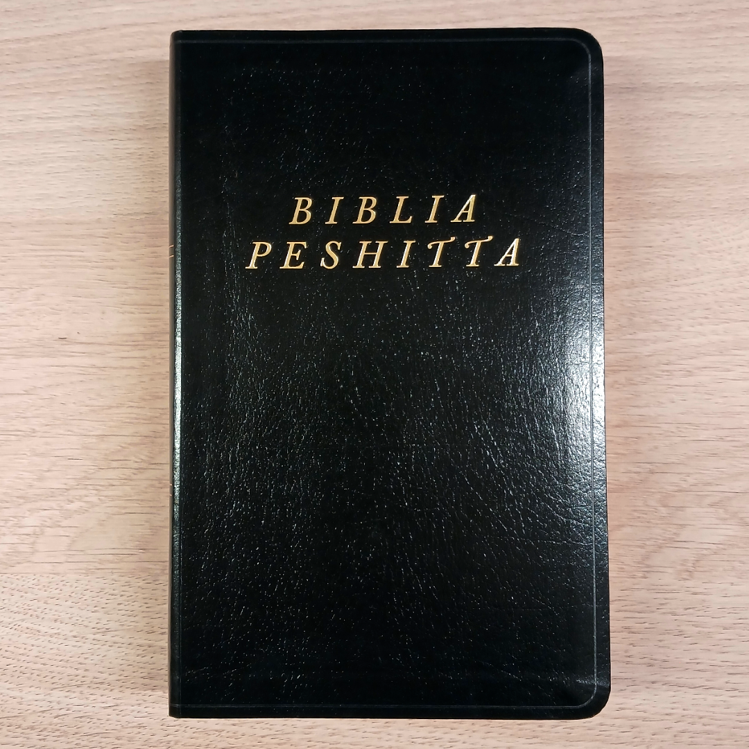 Biblia Peshitta Imitacion Piel Y Palabras De Jesús En Rojo