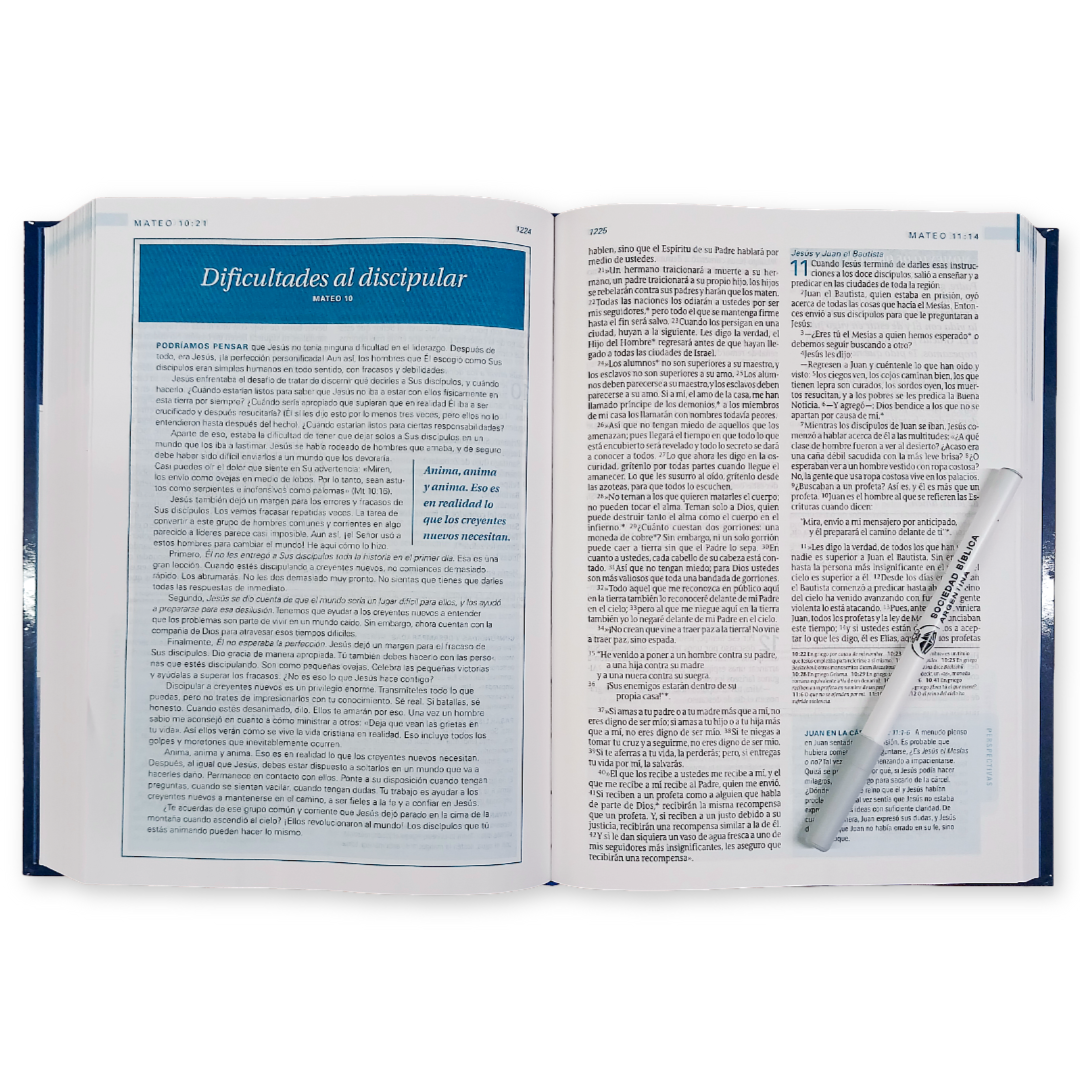 Biblia De Estudio Nueva Traducción Viviente Charles Swindoll