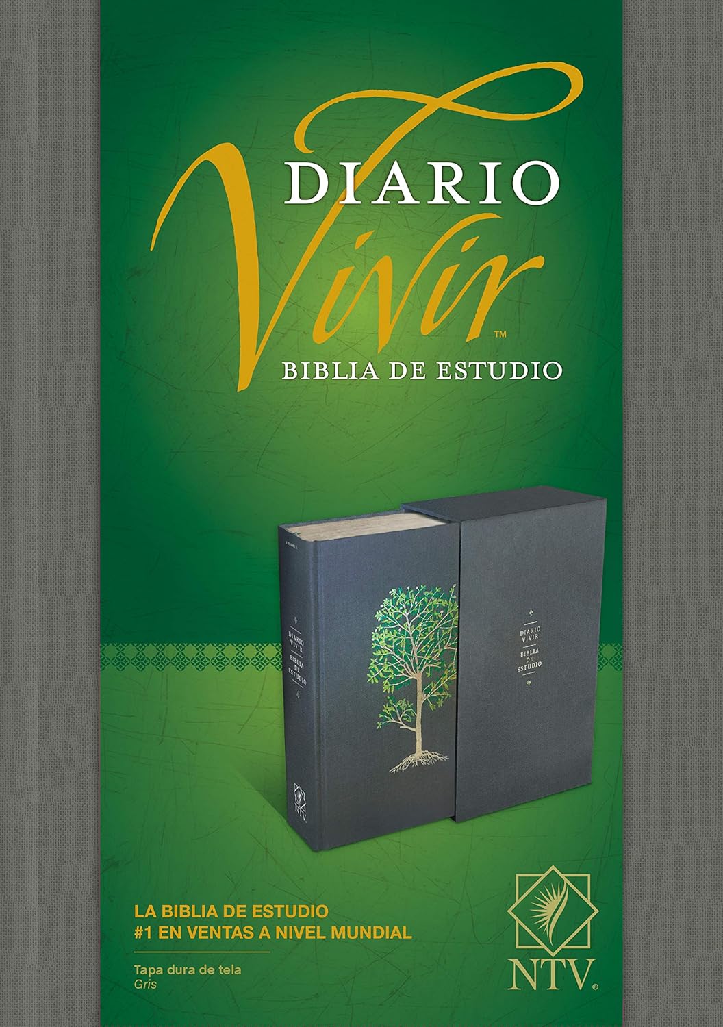 Biblia Nueva Traducción Viviente de Estudio Diario Vivir PJR Tapa Dura