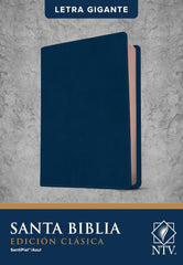 Biblia Nueva Traducción Viviente Letra Mediana PJR Edición Clásica Azul