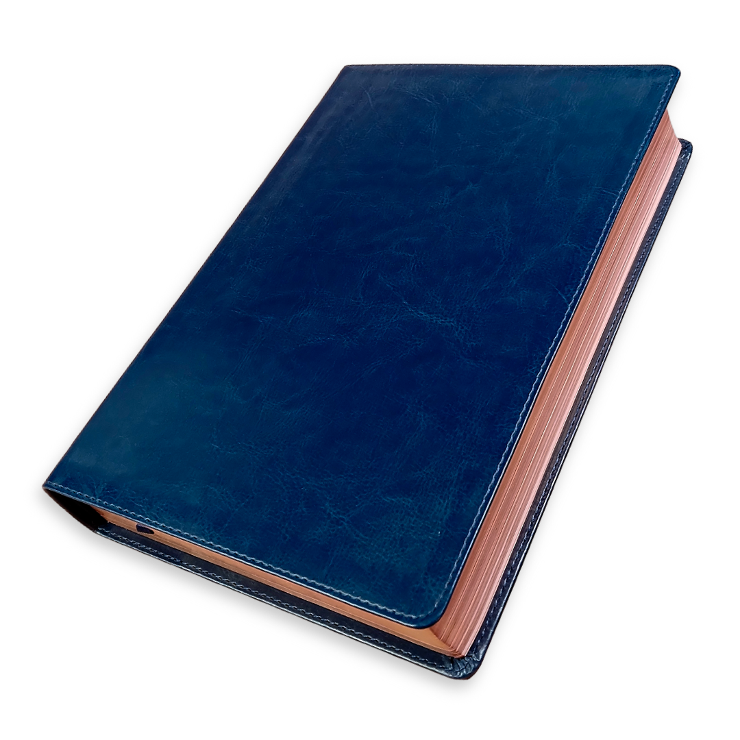 Biblia Nueva Traducción Viviente Letra Mediana PJR Edición Clásica Azul