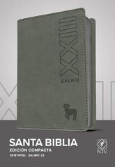 Biblia Nueva Traducción Viviente Letra Compacta Canto plateado Negro