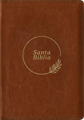 Biblia Reina Valera 1960 Letra Compacta PJR Cierre Tapa PU Marrón