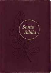 Biblia Reina Valera 1960 Letra Compacta PJR Indice Tapa PU Ciruela