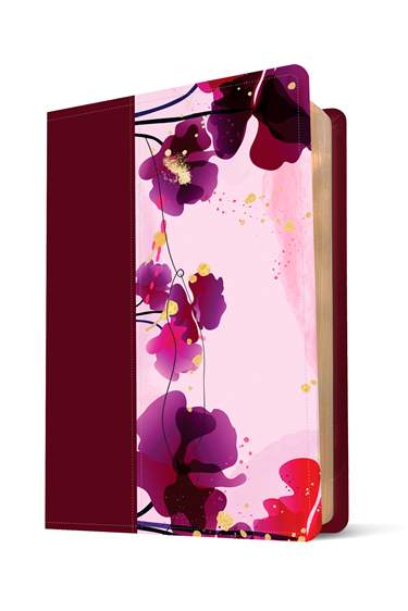 Biblia Nueva Traducción Viviente Letra Mediana Flores Indice