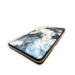 Biblia Nueva Traducción Viviente Ultrafina Sentí piel Floral con cierre