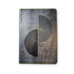 Biblia Nueva Traducción Viviente Letra Gigante Símil piel Gris