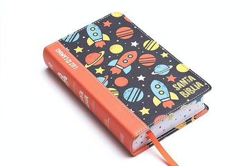 Biblia Nvi Luz En Mi Camino Cohetes, Multicolor Simil Piel