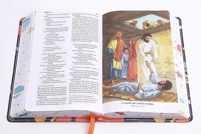 Biblia Nvi Luz En Mi Camino Cohetes, Multicolor Simil Piel