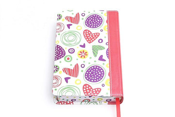 Biblia Nvi Luz En Mi Camino Corazones, Multicolor Simil Piel