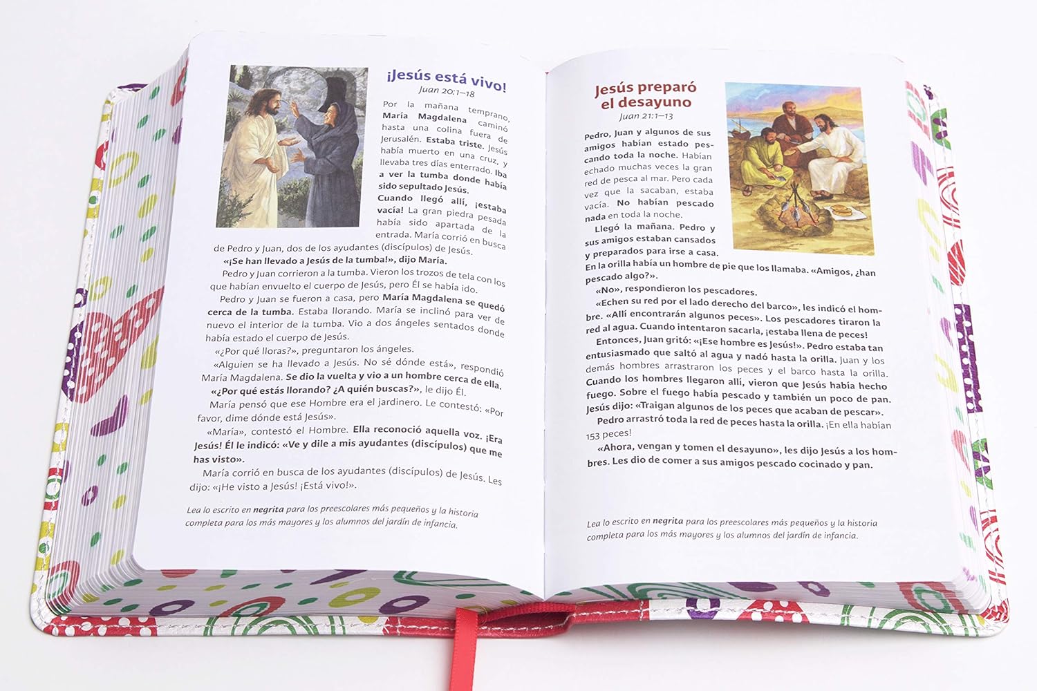 Biblia Nvi Luz En Mi Camino Corazones, Multicolor Simil Piel