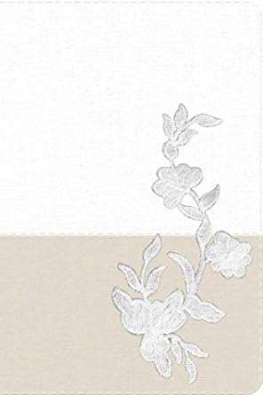 Biblia Reina Valera 1960 Recuerdo De Boda Blanco/Lino/Encaje Simil Piel