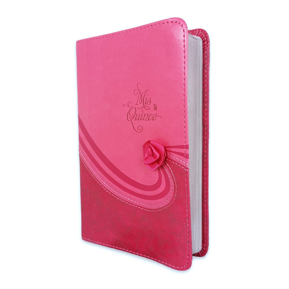 Biblia Reina Valera 1960 Mis Quince Coctel De Frambuesa Con Aplique Simil Piel