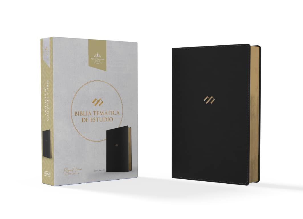 Biblia Rvr 1960 Tematica De Estudio Negro Simil Piel Rvr60 - B&H - Lifeway
