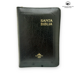 Biblia Reina Valera 1960 Tapa Flexible Negra con Cierre