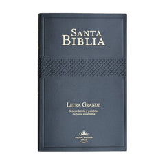 Biblia Reina Valera 1960 Letra Grande Estándar Concordancia Tapa Vinil Palabras de Jesús en Cursiva