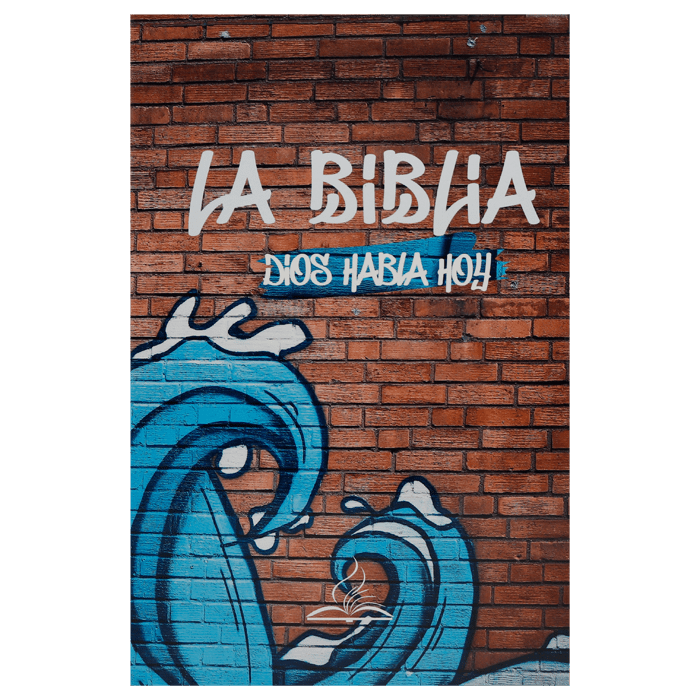 Biblia 1M Económica Joven Dios Habla Hoy – Tapa Cartulina Olas, 14 x 21 cm, Letra 9 Puntos