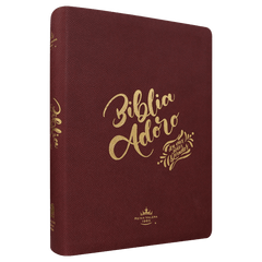 Biblia Reina Valera 1960 Letra Gigante Palabras de Jesús en Rojo Adoro Tapa Dura