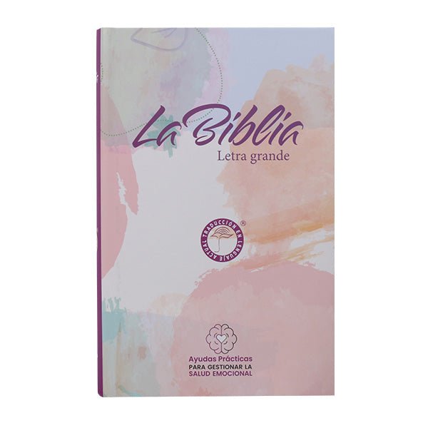Biblia Salud Emocional Traducción Lenguaje Actual – Tapa Dura Crema, Palabras de Jesús en Rojo, Letra 12 Puntos