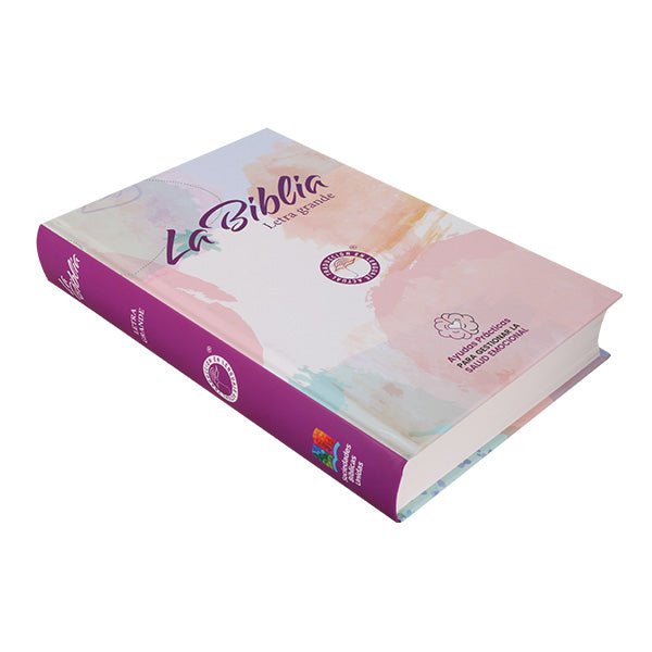 Biblia Salud Emocional Traducción Lenguaje Actual – Tapa Dura Crema, Palabras de Jesús en Rojo, Letra 12 Puntos