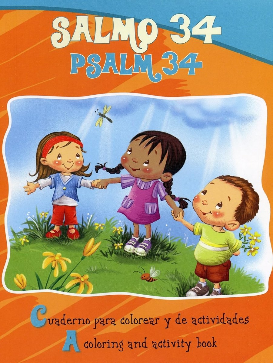 Salmo 34 Libro de Colorear Bilingue