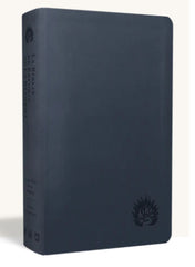 Biblia de Estudio de la Reforma Nueva Biblia de las Americas condensada simil Piel Azul