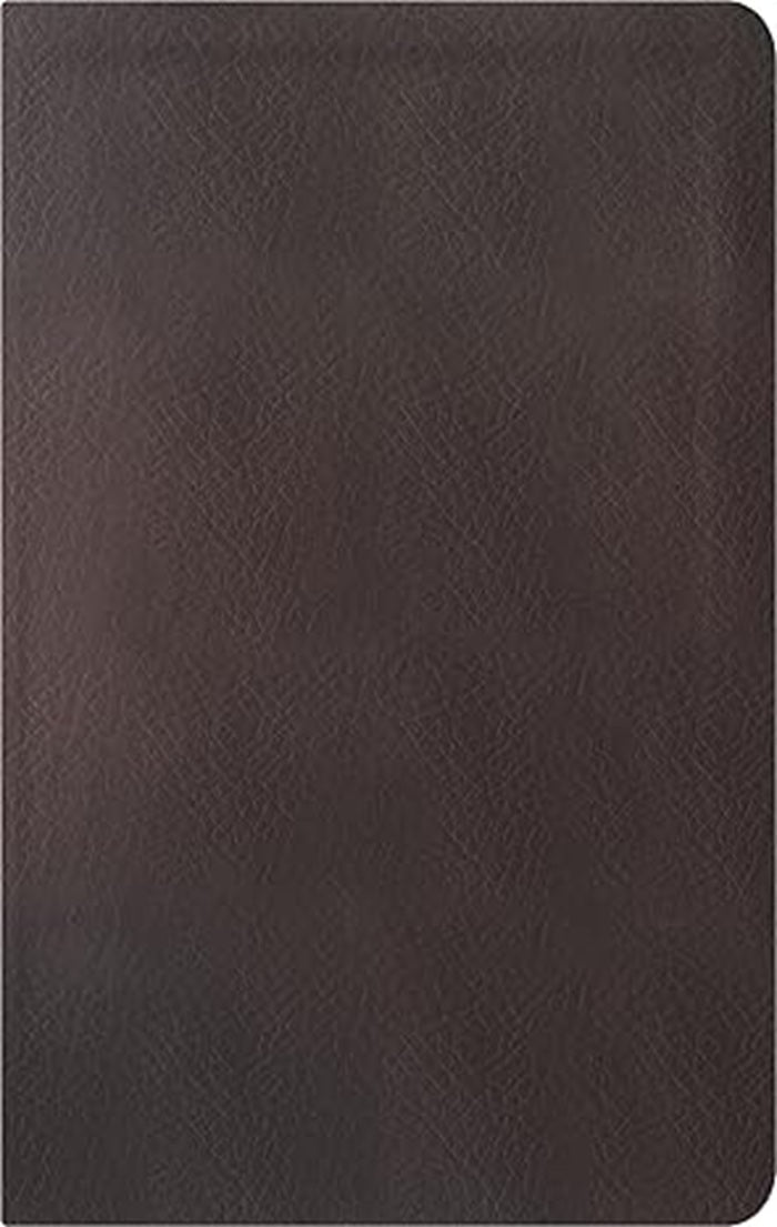 La Biblia De Estudio De La Reforma Nueva Biblia de las Americas Edicion Condensada Simil Piel Genuina Café