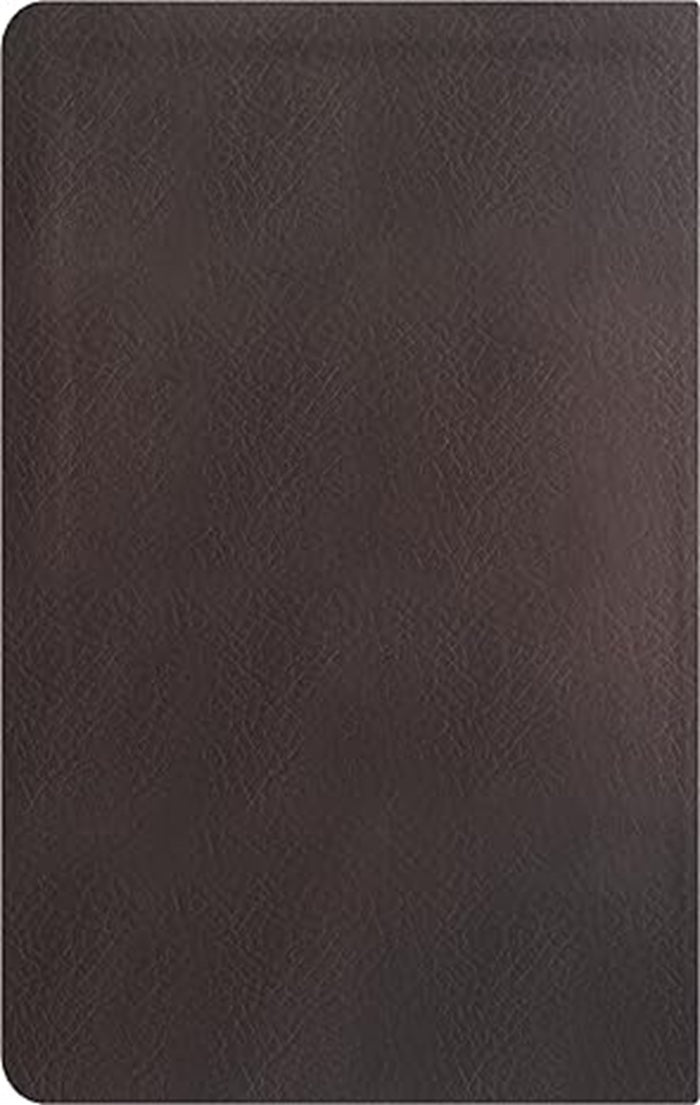 La Biblia De Estudio De La Reforma Nueva Biblia de las Americas Edicion Condensada Simil Piel Genuina Café