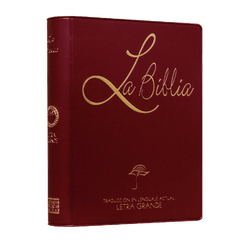 Biblia Traducción Lenguaje Actual Letra Mediana Bordó
