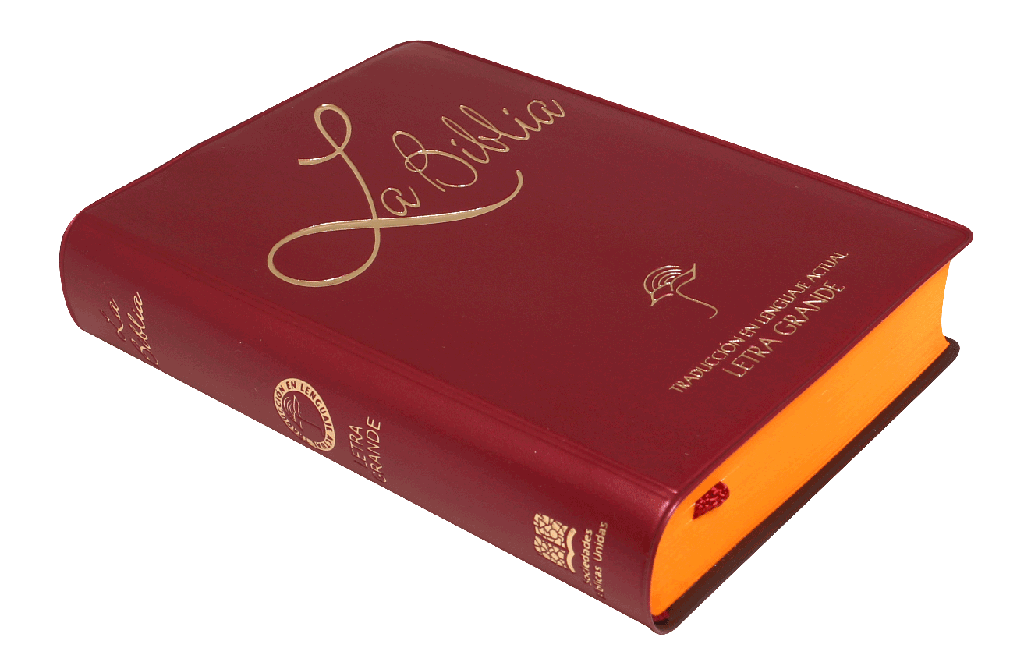 Biblia Traducción en Lenguaje Actual Letra Estándar Tapa Vinílica Bordó