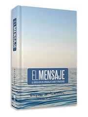 Biblia El Mensaje, Letra 9,5 Pt, 14,5×22, Tapa Dura, Océano Azul