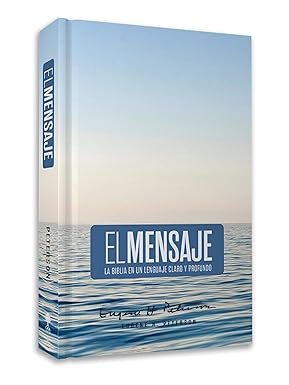 Biblia El Mensaje, Letra 9,5 Pt, 14,5×22, Tapa Dura, Océano Azul