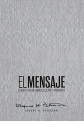 Biblia El Mensaje, Letra 9,5 Pt, 14,5×22, Tapa Dura, Gris