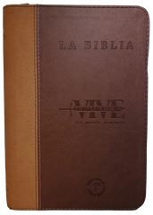 Biblia Traducción al Lenguaje Actual letra grande café canto dorado "Vive"