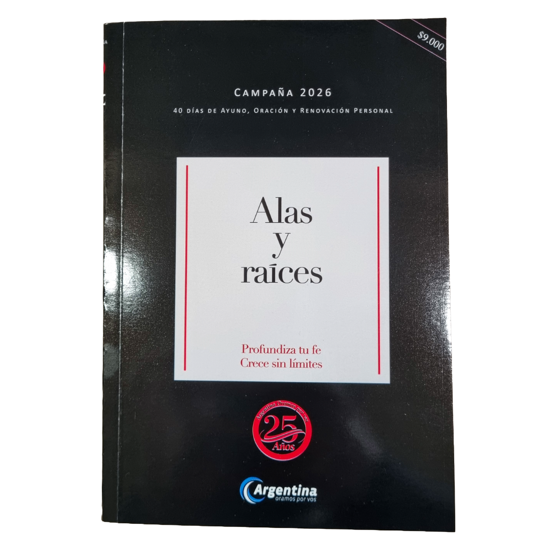 Libro Alas y Raíces 2026 Pack x 150u. - Argentina Oramos por Vos (AOXV)