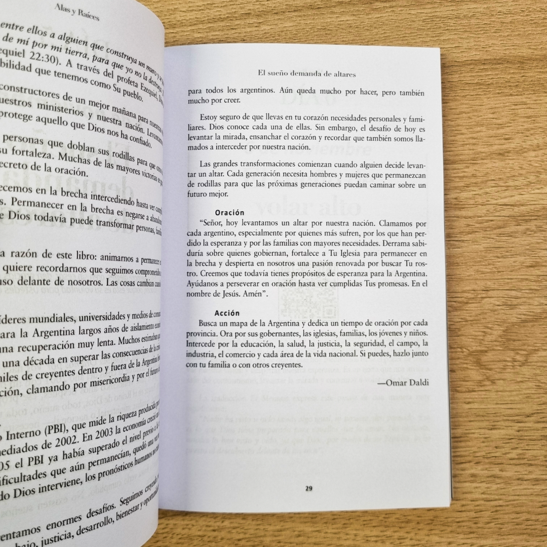 Libro Alas y Raíces 2026 Pack x 25u. - Argentina Oramos por Vos (AOXV)