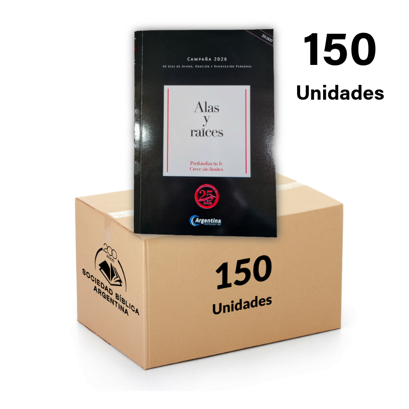 Libro Alas y Raíces 2026 Pack x 150u. - Argentina Oramos por Vos (AOXV)