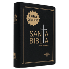 Biblia Reina Valera 1960 Letra Mediana 16x11 Tapa Vinilica Concord. Negro