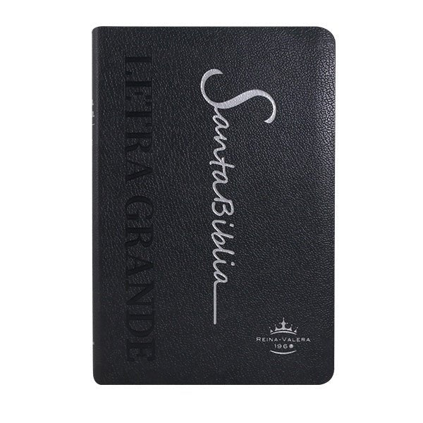 BIBLIA RVR065cLG PE SP LETRA 11p x 14x21 GRIS