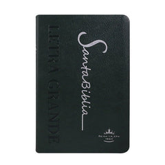 Biblia Reina Valera 1960 Letra Mediana 21x14cm Tapa PU PE Concordancia Verde Oscuro