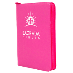 Biblia Dios Habla Hoy – 055DK – Letra 10 pts – 13,5x19,5 cm – Cierre – Fucsia