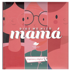 Biblia Reina Valera Contemporánea – 373 – Letra 8 pts – 21x21 cm – Dios Me Hizo Mamá – Rojo