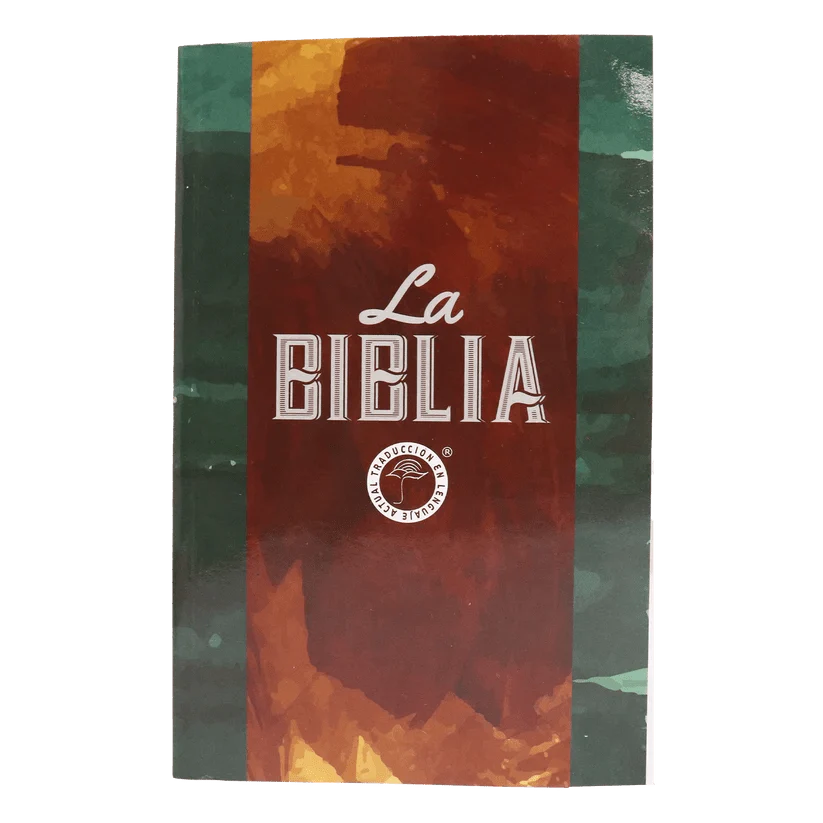Biblia Traducción en Lenguaje Actual - 1M – 60UE – Letra 7 pts – 13,5x21 cm – Tapa Rustica – Verde
