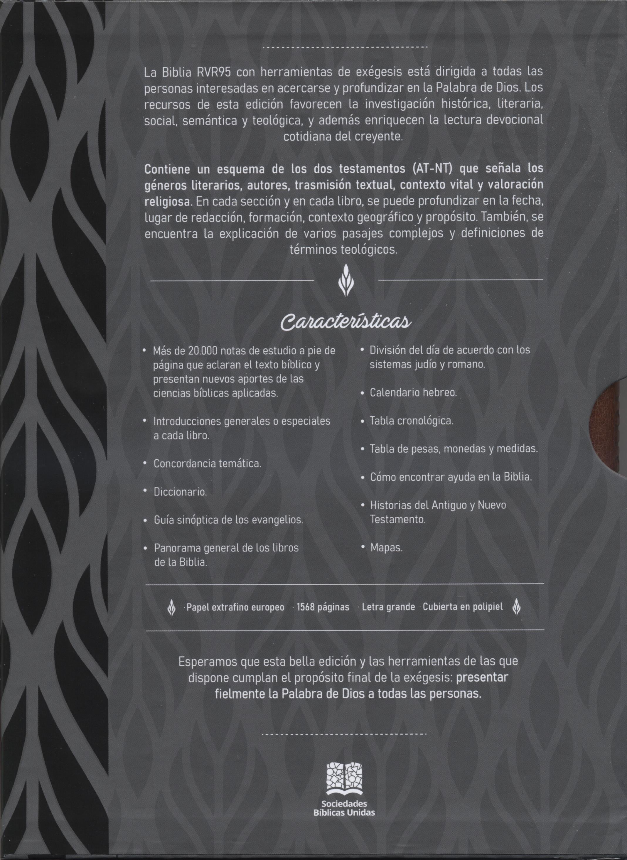 Biblia Reina Valera 1960 letra gigante con cierre imitación piel negra canto plateado