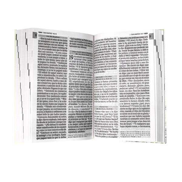 Biblia Reina Valera 1960 letra grande flexible blanca canto blanco