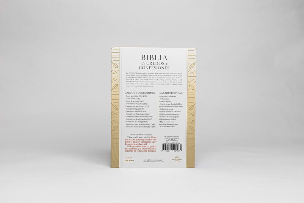 Biblia Reina Valera 1960 De Credos Y Confesiones Cafe Tapa Dura