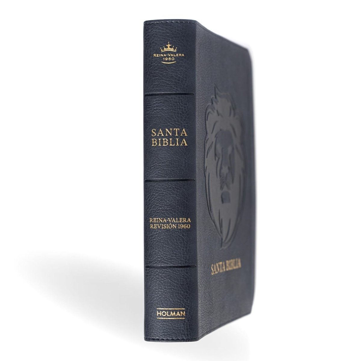 Biblia Reina-Valera 1960, Letra 12 Pt, 13,5×20, Tapa PU, León Ceniza