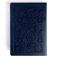 Biblia Reina-Valera 1960, Letra 12 Pt, 13,5×20, Tapa PU, Azul Marino