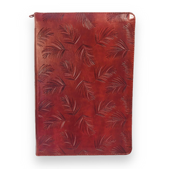 Biblia Nueva Traducción Viviente Letra Grande Ultrafina Símil piel Palmera Café con Cierre