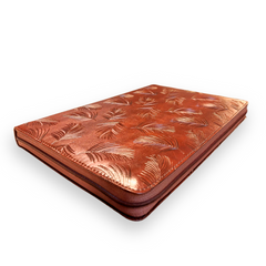 Biblia Nueva Traducción Viviente Letra Grande Ultrafina Símil piel Palmera Café con Cierre